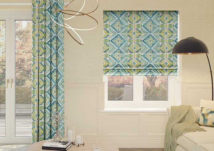 Explorer, Inca - Twist&Fit Roman Blind - Image 3